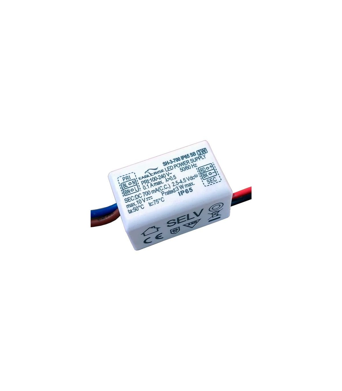 Driver EAGLERISE 3W OUT2.5-10VDC 350mA IP65