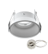 Aro Empotrable Basculante Aluminio RETRO Redondo Blanco Mate