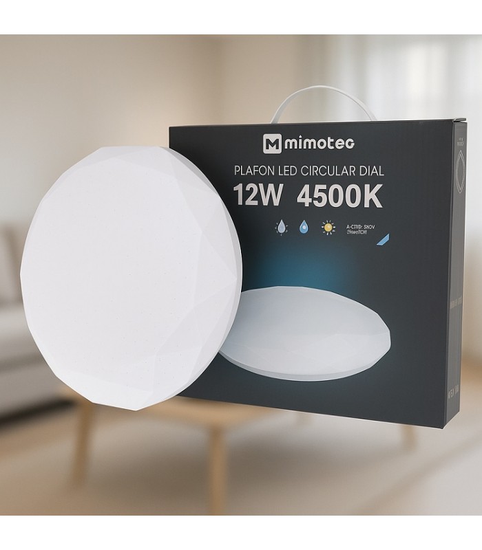 Plafón Led DIAL 12W 1200LM 180º IP20