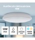 Plafón Led DIAL 12W 1200LM 180º IP20