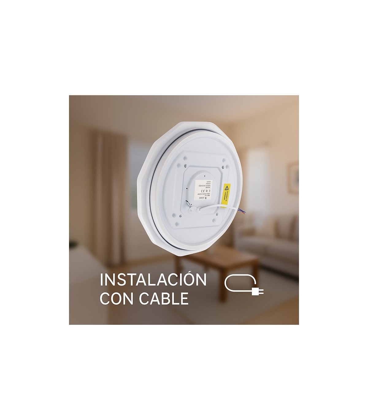 Plafón Led DIAL 12W 1200LM 180º IP20
