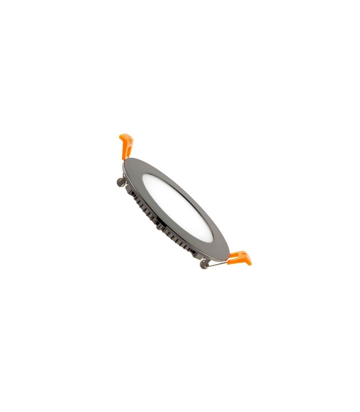 Downlight LED 6W 600Lm 120º IP20 Redondo Negro Brillo