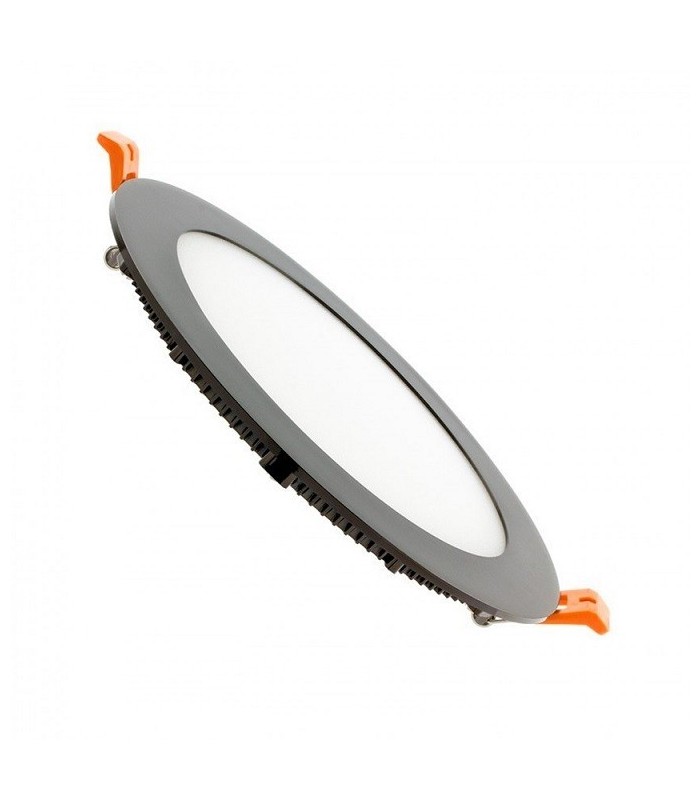 Downlight LED 18W 1.800Lm 120º IP20 Redondo Negro Brillo