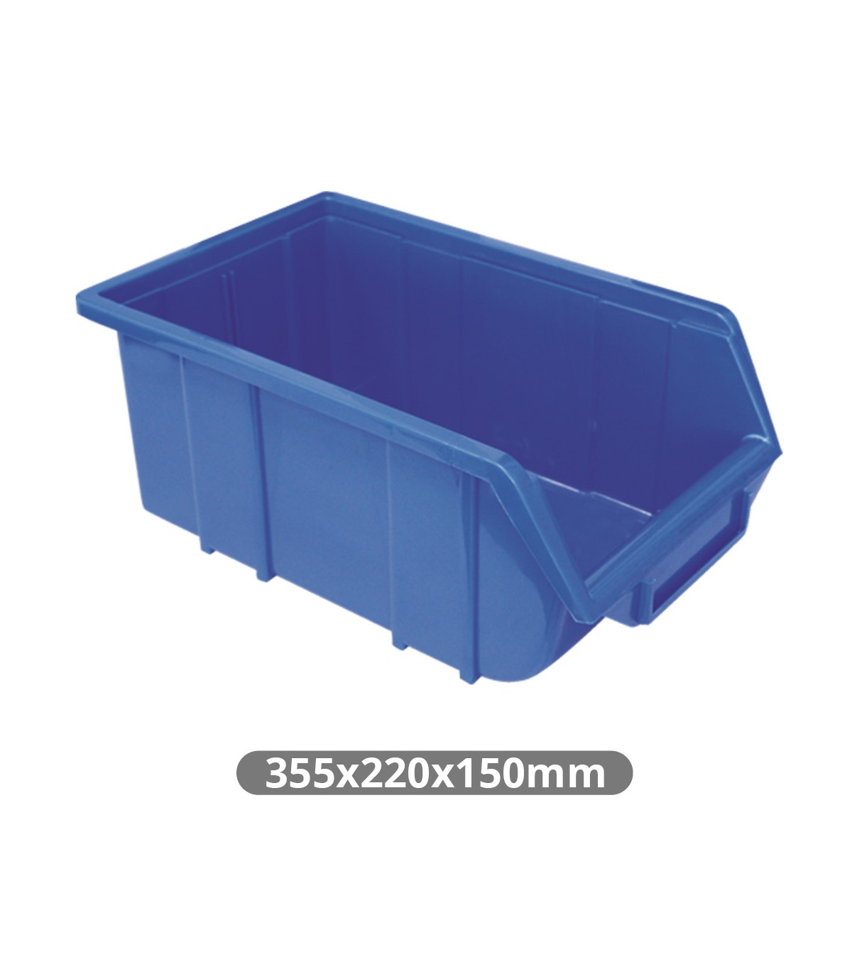 Gaveta de polipropileno apilable 220x355x150mm