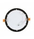 Downlight LED 18W 1.800Lm 120º IP20 Redondo Negro Brillo