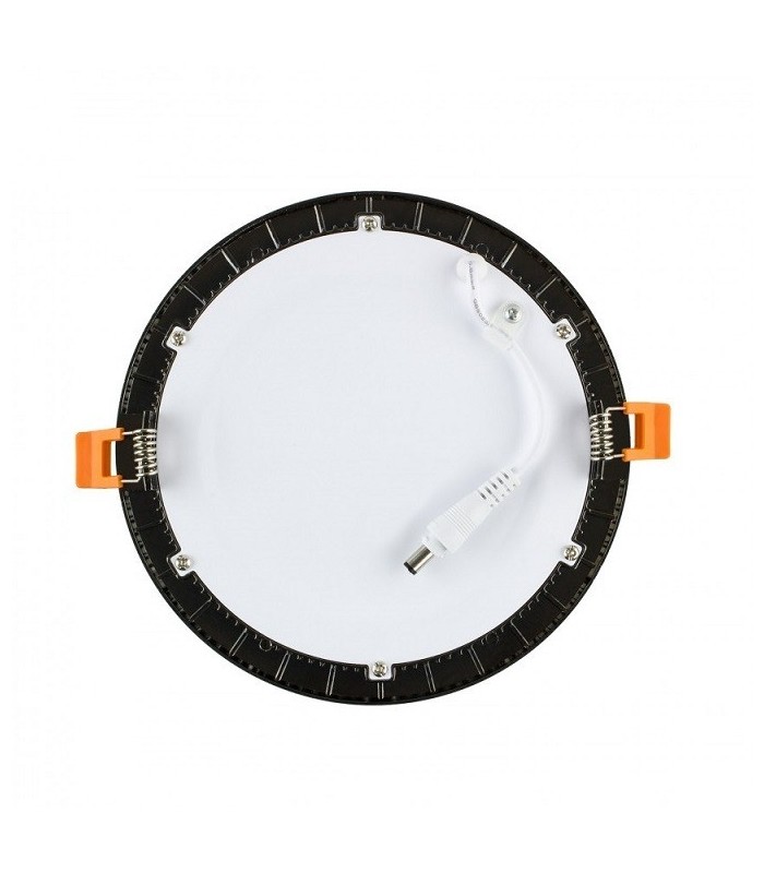 Downlight LED 18W 1.800Lm 120º IP20 Redondo Negro Brillo
