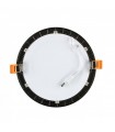 Downlight LED 18W 1.800Lm 120º IP20 Redondo Negro Brillo