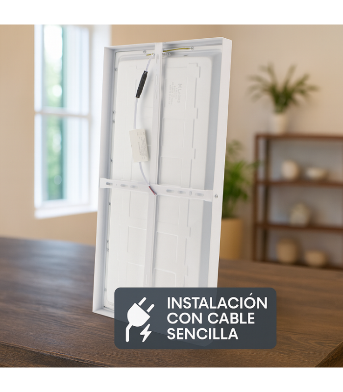 Panel Superficie Serie HOME 36W 3600Lm 90x30cm Blanco CCT