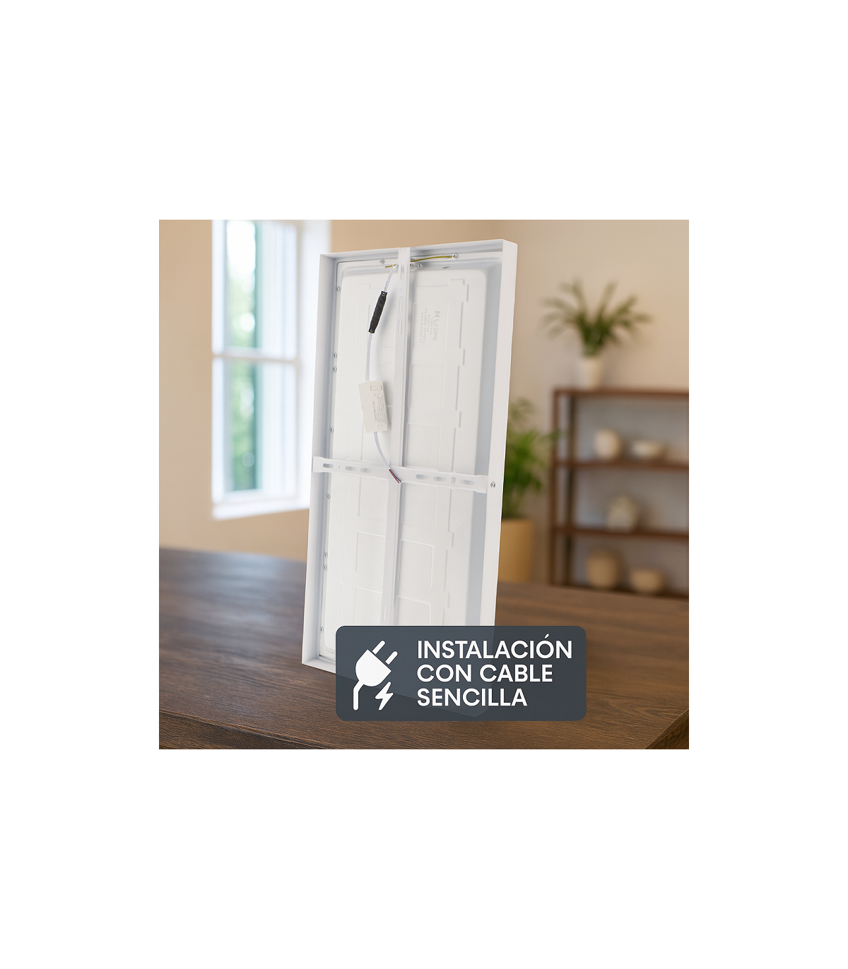 Panel Superficie Serie HOME 36W 3600Lm 90x30cm Blanco CCT
