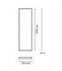 Panel Superficie Serie HOME 36W 3600Lm 90x30cm Blanco CCT