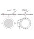 Downlight LED 18W 1.800Lm 120º IP20 Redondo Negro Brillo