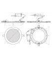 Downlight LED 18W 1.800Lm 120º IP20 Redondo Negro Brillo