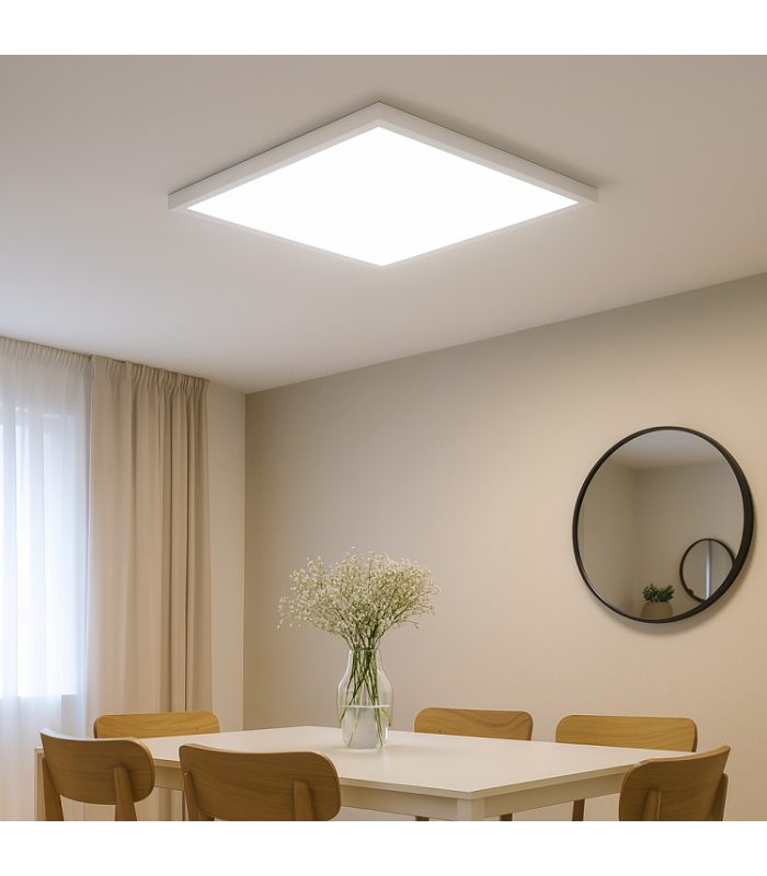 Panel Superficie Serie HOME 40W 4000Lm 60x60cm Blanco CCT