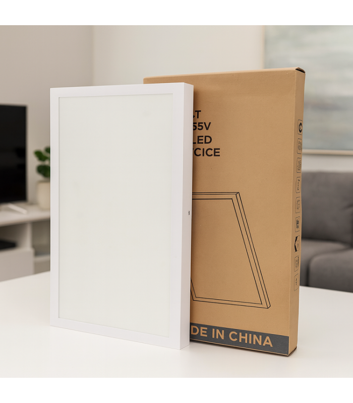 Panel Superficie Serie HOME 40W 4000Lm 60x60cm Blanco CCT