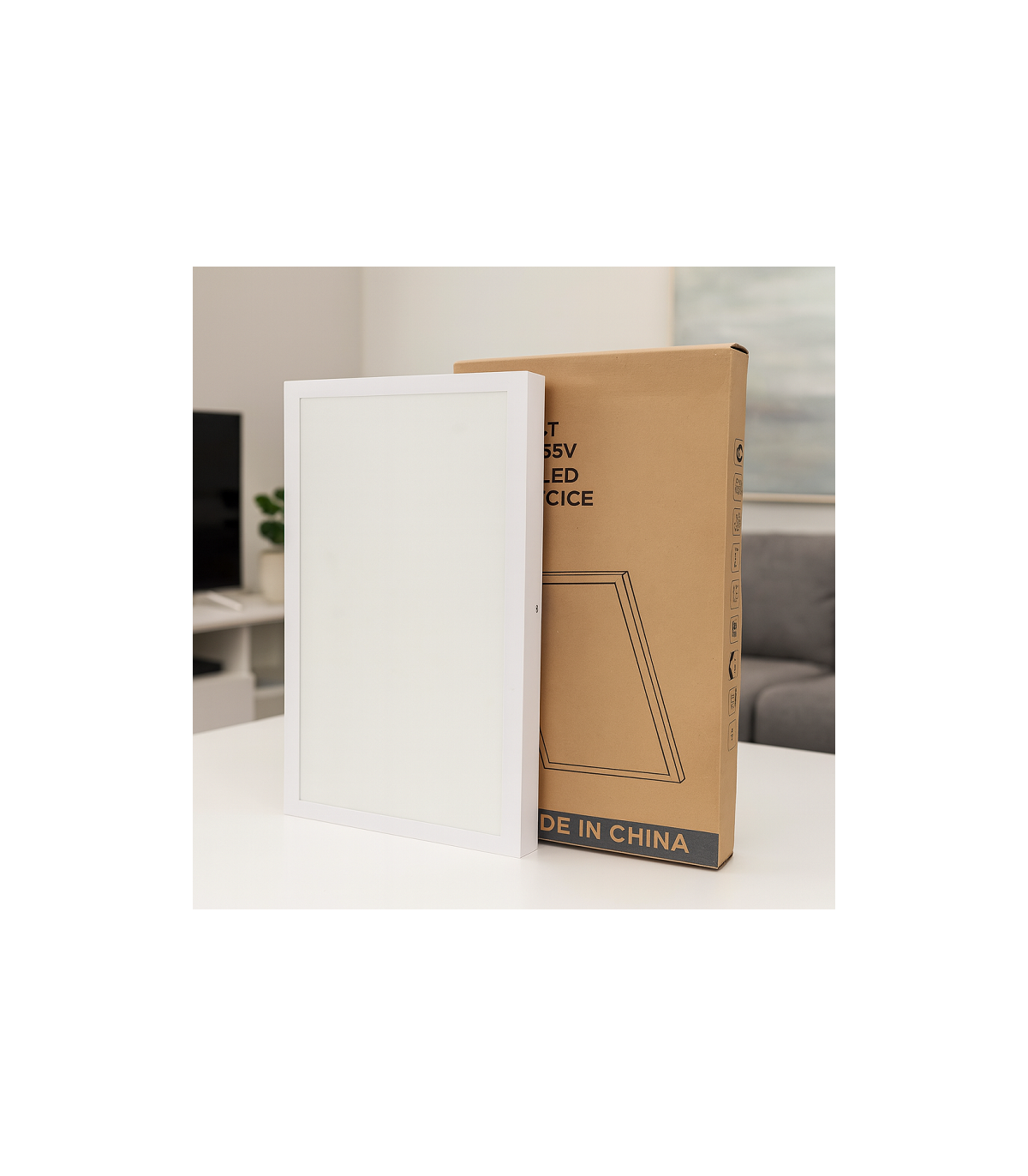 Panel Superficie Serie HOME 40W 4000Lm 60x60cm Blanco CCT