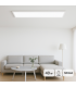 Panel Superficie Serie HOME 40W 4000Lm 120x30cm Blanco CCT