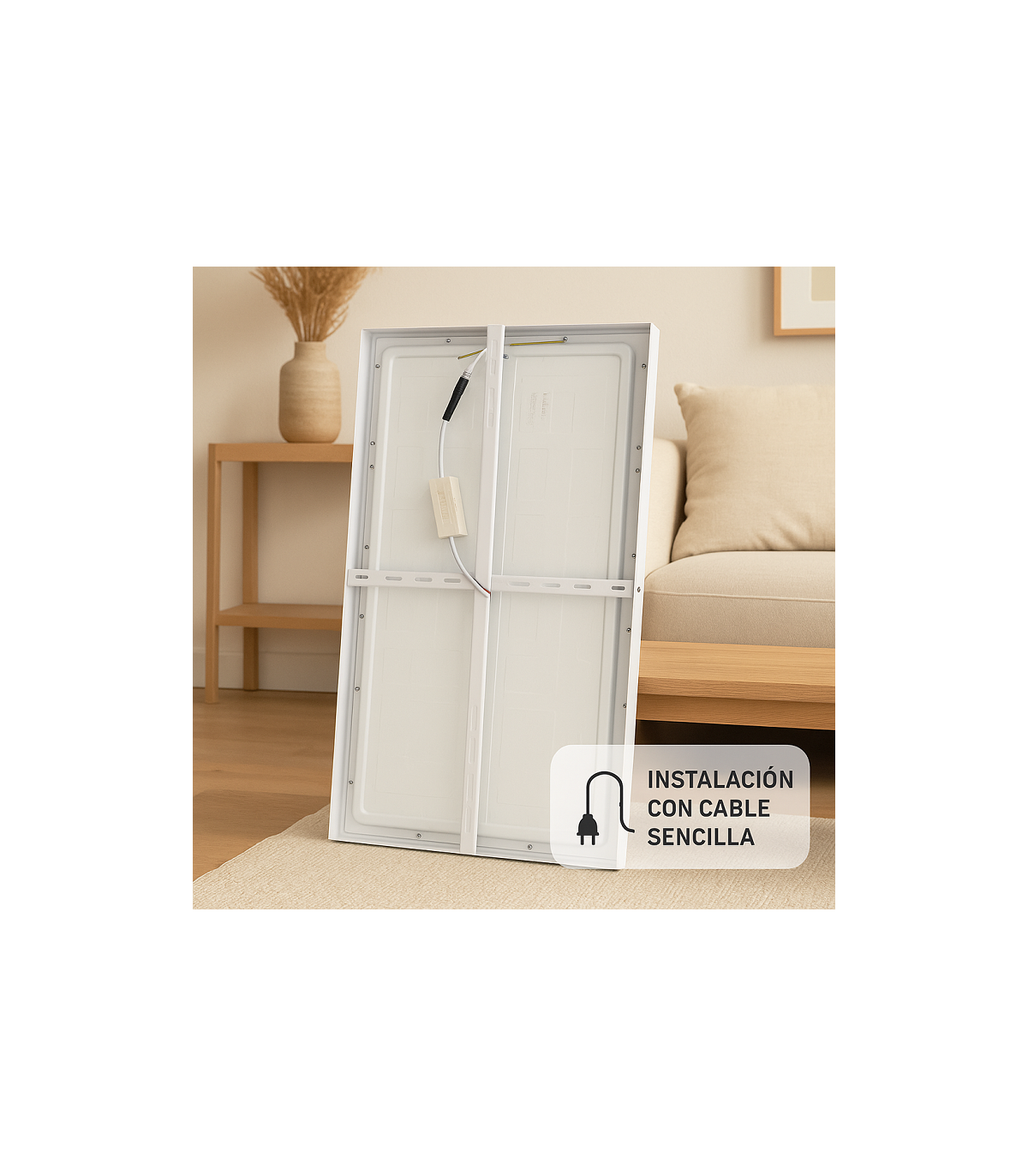 Panel Superficie Serie HOME 40W 4000Lm 120x30cm Blanco CCT