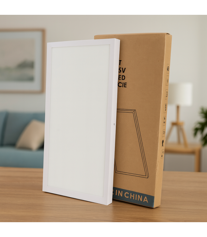 Panel Superficie Serie HOME 40W 4000Lm 120x30cm Blanco CCT