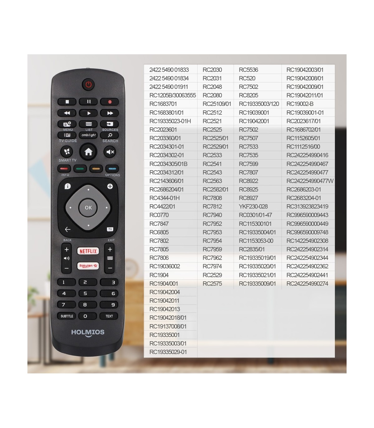Mando universal para Philips Smart TV