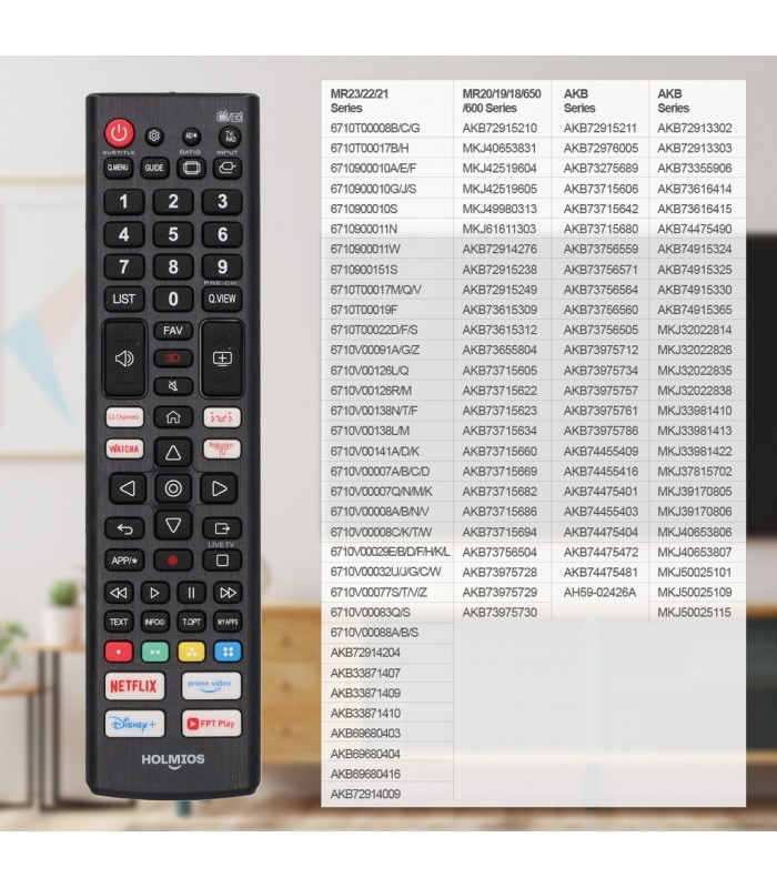 Mando universal para LG Smart TV M2