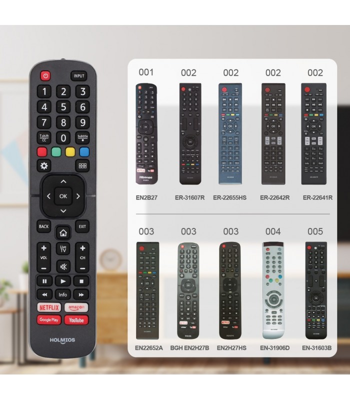 Mando universal para Hisense Smart TV