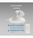 Ventilador WHITE LOKI APP DC 36W 3600Lm 3 Aspas CCT