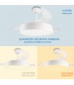 Ventilador WHITE LOKI APP DC 36W 3600Lm 3 Aspas CCT