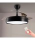 Ventilador BLACK LOKI APP DC 36W 3600Lm 3 Aspas CCT