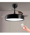 Ventilador BLACK LOKI APP DC 36W 3600Lm 3 Aspas CCT