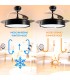 Ventilador BLACK LOKI APP DC 36W 3600Lm 3 Aspas CCT