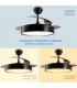 Ventilador BLACK LOKI APP DC 36W 3600Lm 3 Aspas CCT