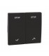 Teclas para Interruptor de persiana Negro Mate APOLO 5000