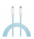 Cable USB Tipo C a conector Lightning nylon trenzado 1,5M