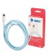 Cable USB Tipo C a conector Lightning nylon trenzado 1,5M