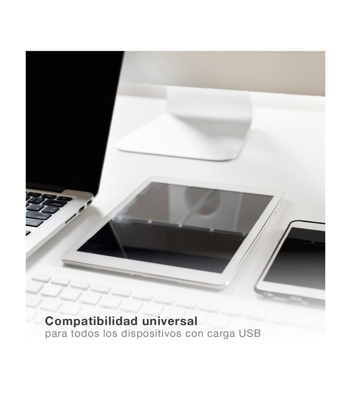 Cable USB Tipo C a conector Lightning nylon trenzado 1,5M