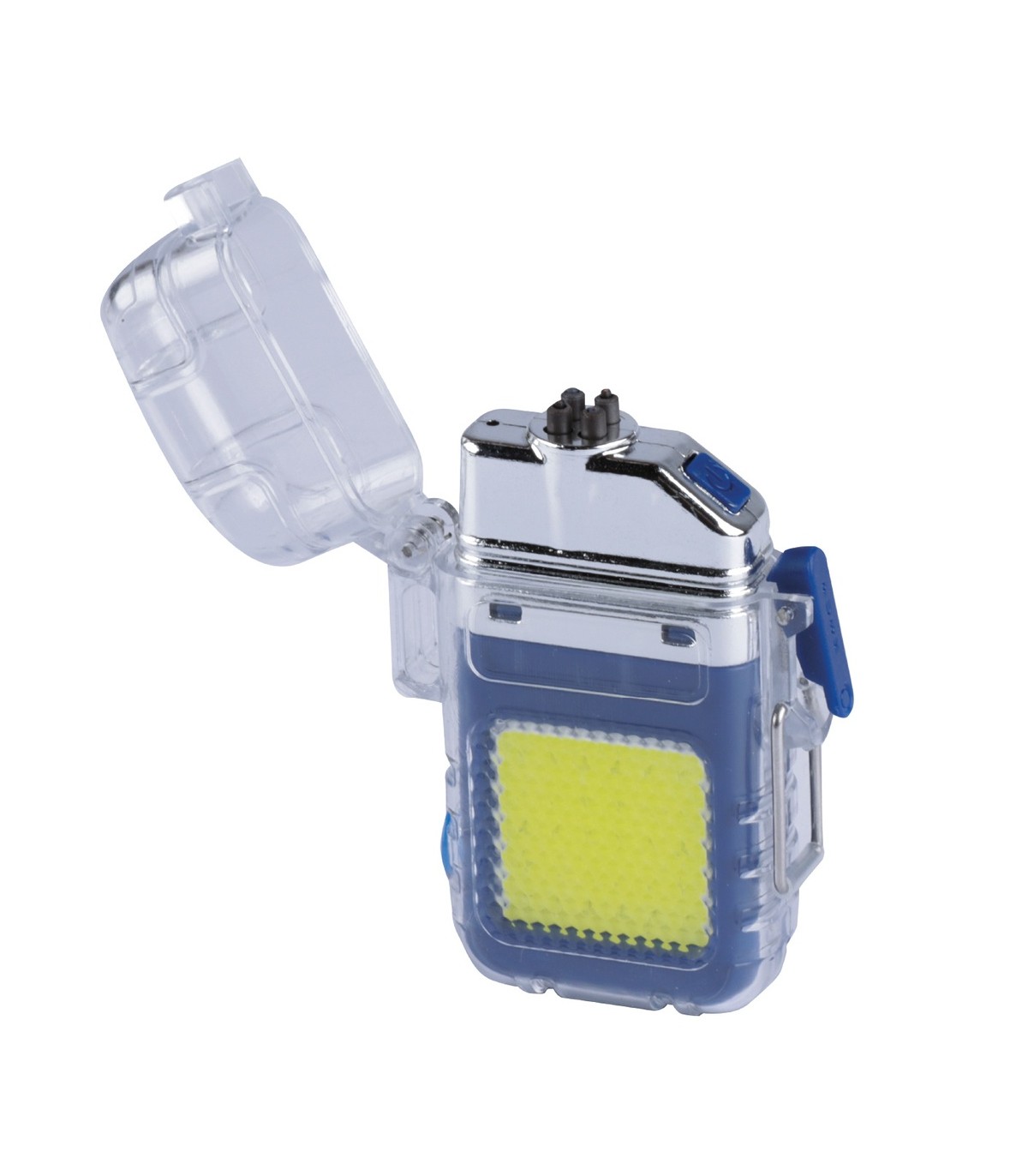 Linterna LED COB 2W 100Lm con mechero eléctrico