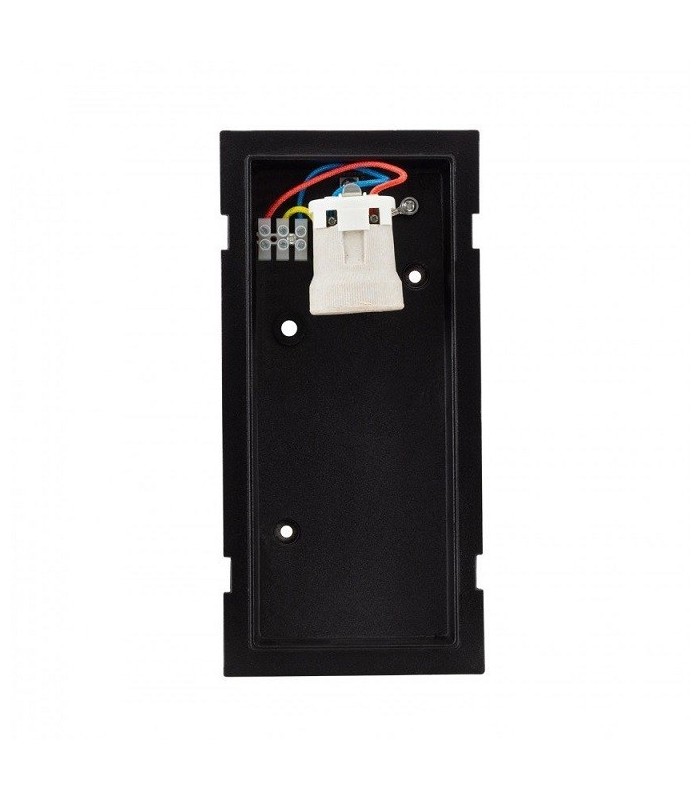 Aplique Pared Etnea Negro 1xE27 IP54 