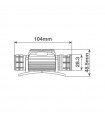 Linterna LED de cabeza 40W 3000Lm recargable USB C