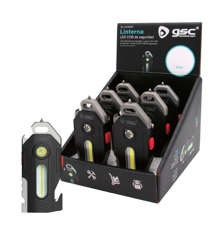 Linterna LED de seguridad 10W 400Lm Recargable