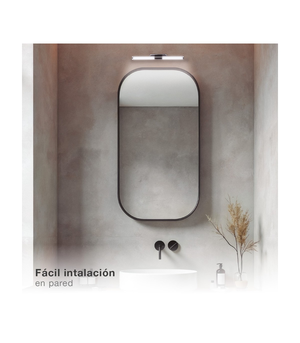 Aplique Led Baño TOLFA 6W 630Lm IP44 40cm