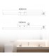 Aplique Led Baño TOLFA 6W 630Lm IP44 40cm