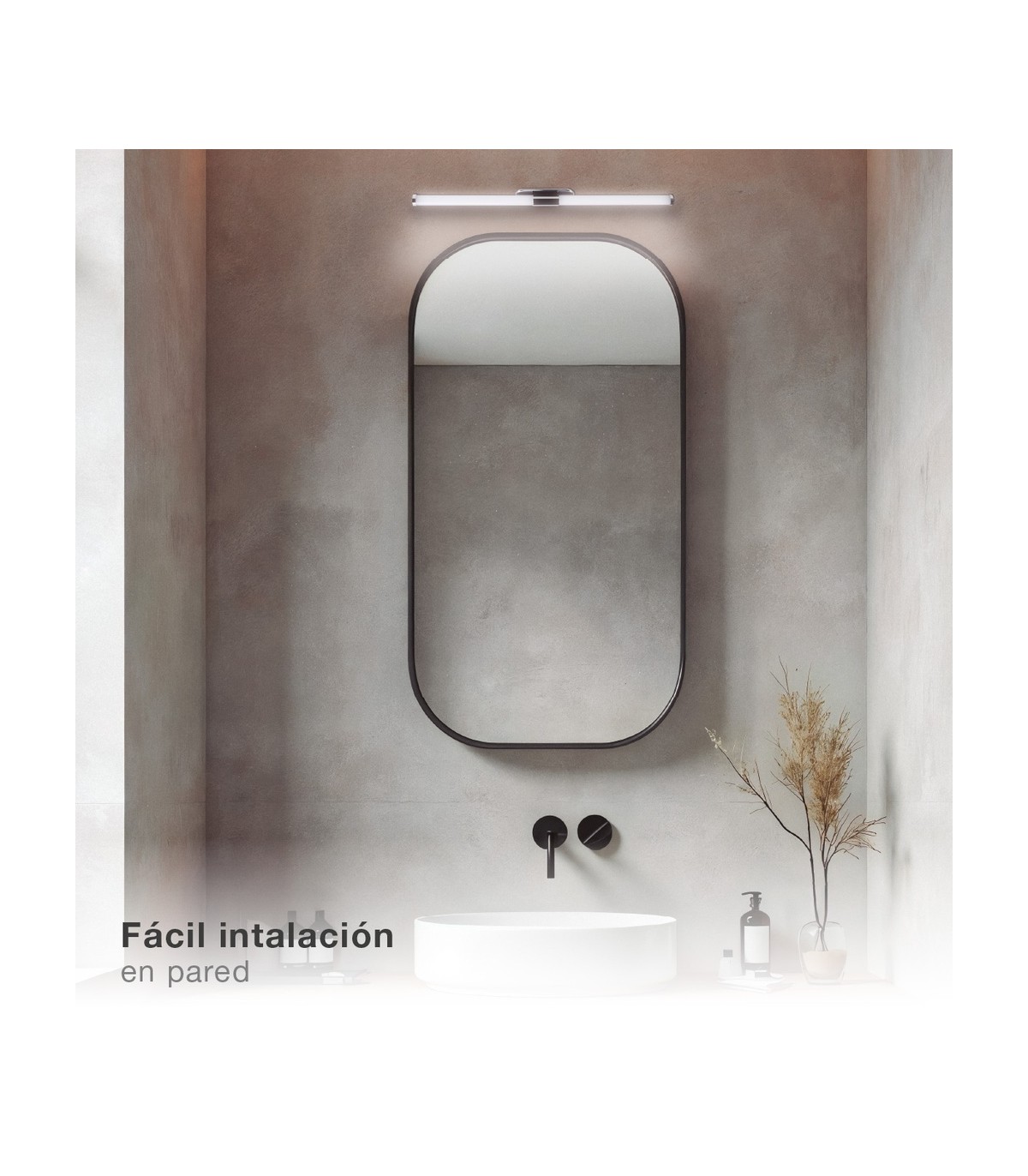 Aplique Led Baño TOLFA 8W 800Lm IP44 60cm