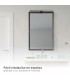 Aplique Led Baño LAKSA 8W 640Lm IP44 40cm Negro