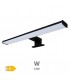 Aplique Led Baño LAKSA 12W 960Lm IP44 40cm Negro