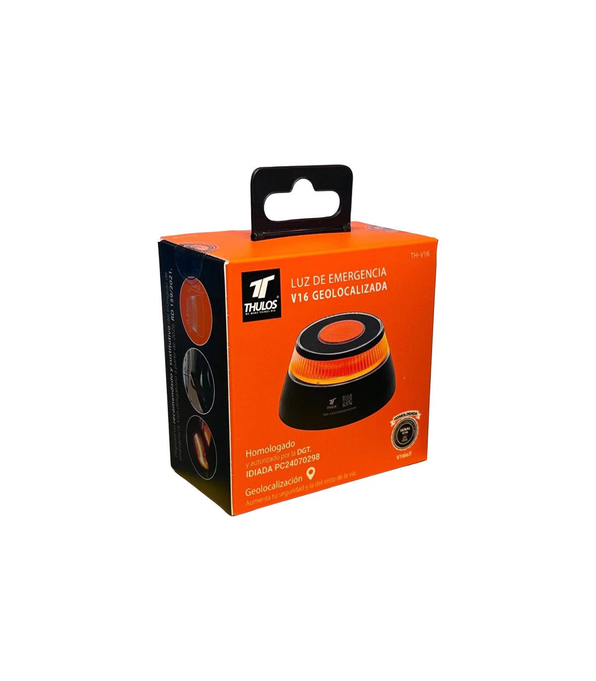 Baliza Señalización de Emergencia con Geolocalización V16 THULOS