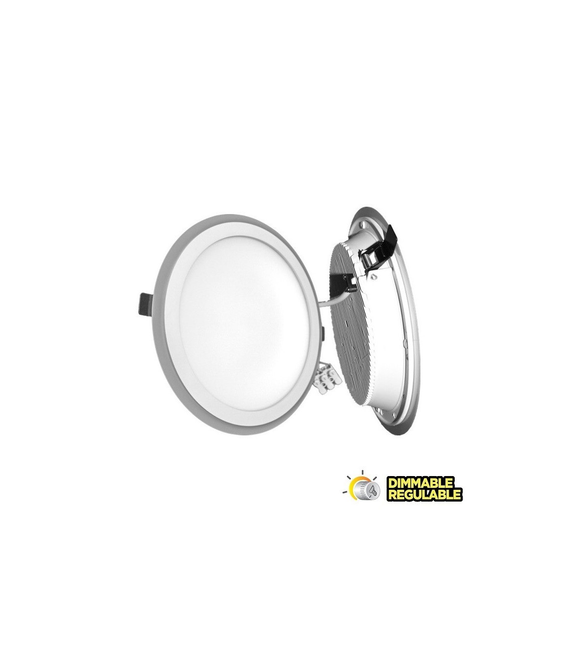 Downlight 26W 2.520Lm 120° IP40 REGULABLE Redondo Blanco
