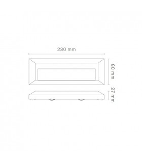 Baliza Led Superficie MOREN Blanco 2W 80LM IP65 CCT