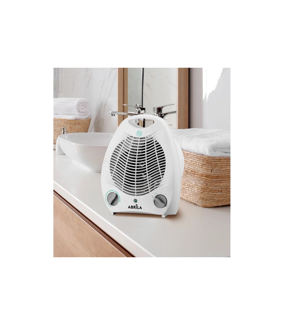 Calefactor de Suelo Vertical YUSTE 2000W Blanco