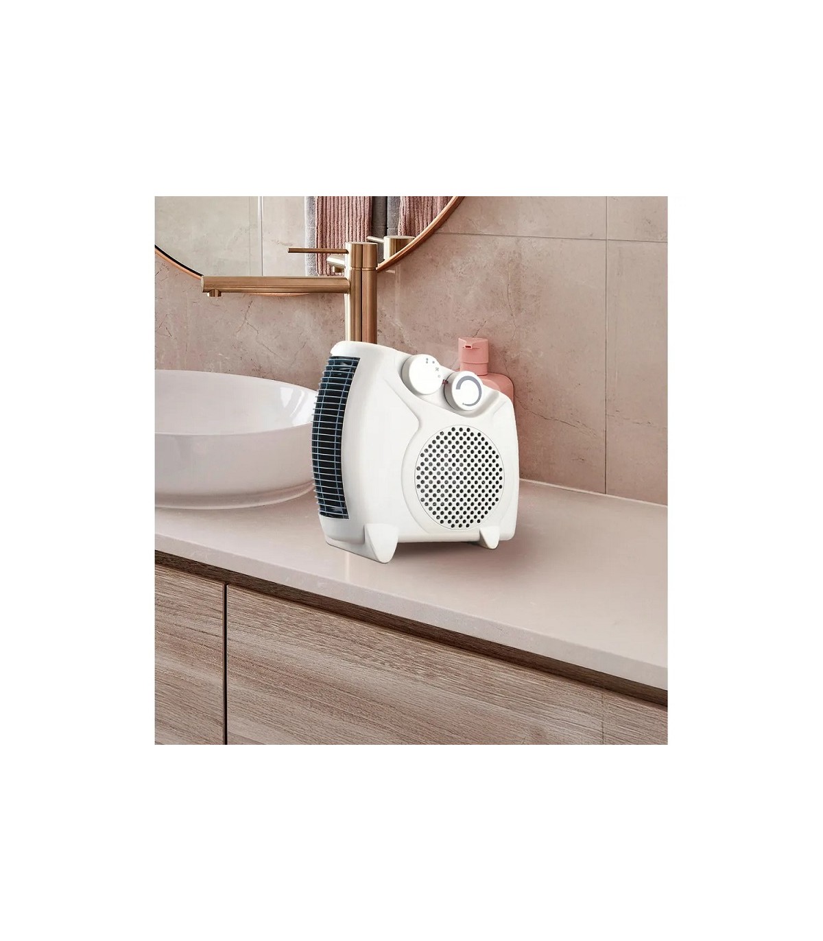 Calefactor Vertical/Horizontal 2en1 GRATO 2000W Blanco