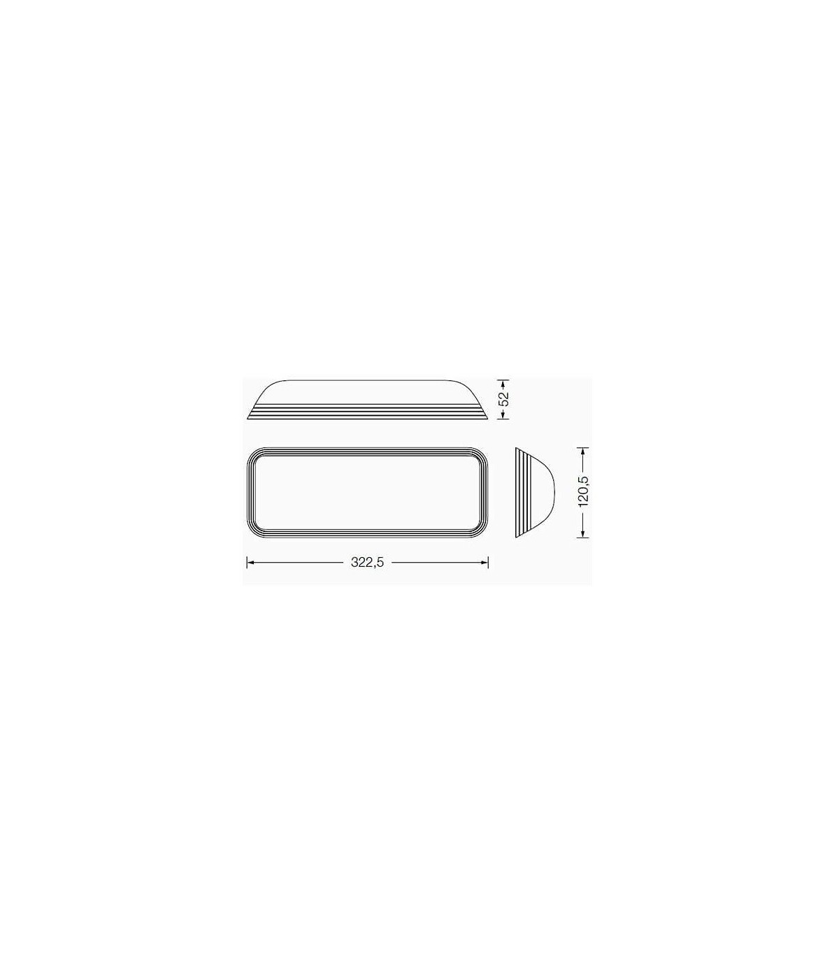 Emergencia LED DUNNA 200Lm 1H IP42 NormaLux
